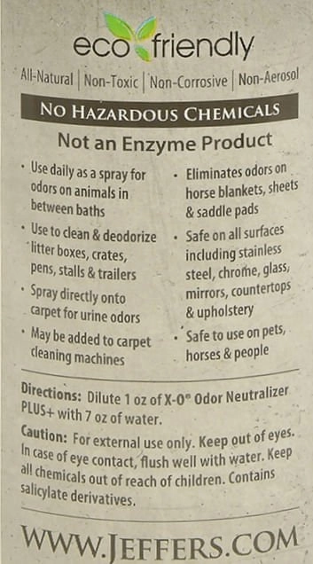 Jeffers X-O Pet Odor Neutralizer Plus   Cleaner Concentrate