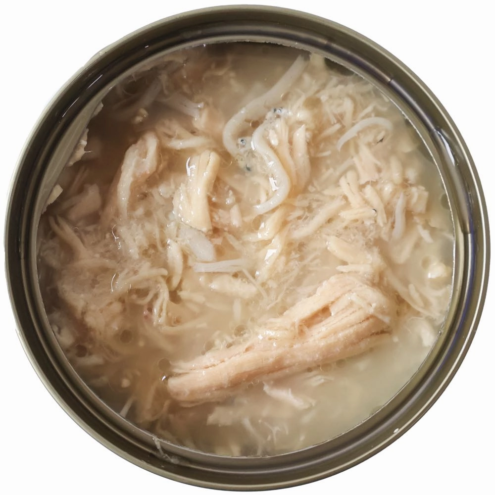 Jollycat Pure Chicken & Anchovies In Broth Grain-Free Canned Cat Food 80g