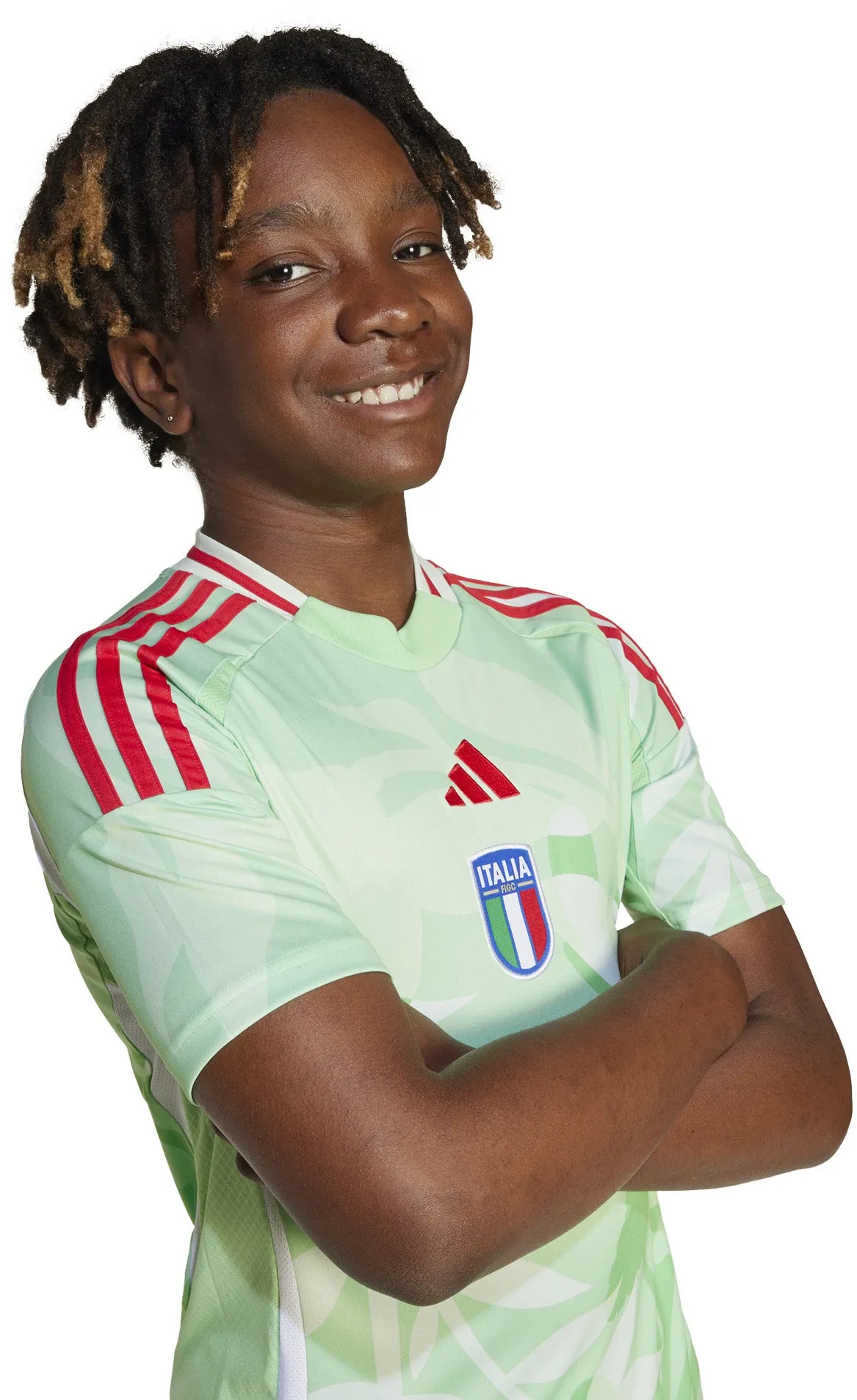 Maillot extérieur de football Junior's Italy 25 FIGC (Équipe féminine)