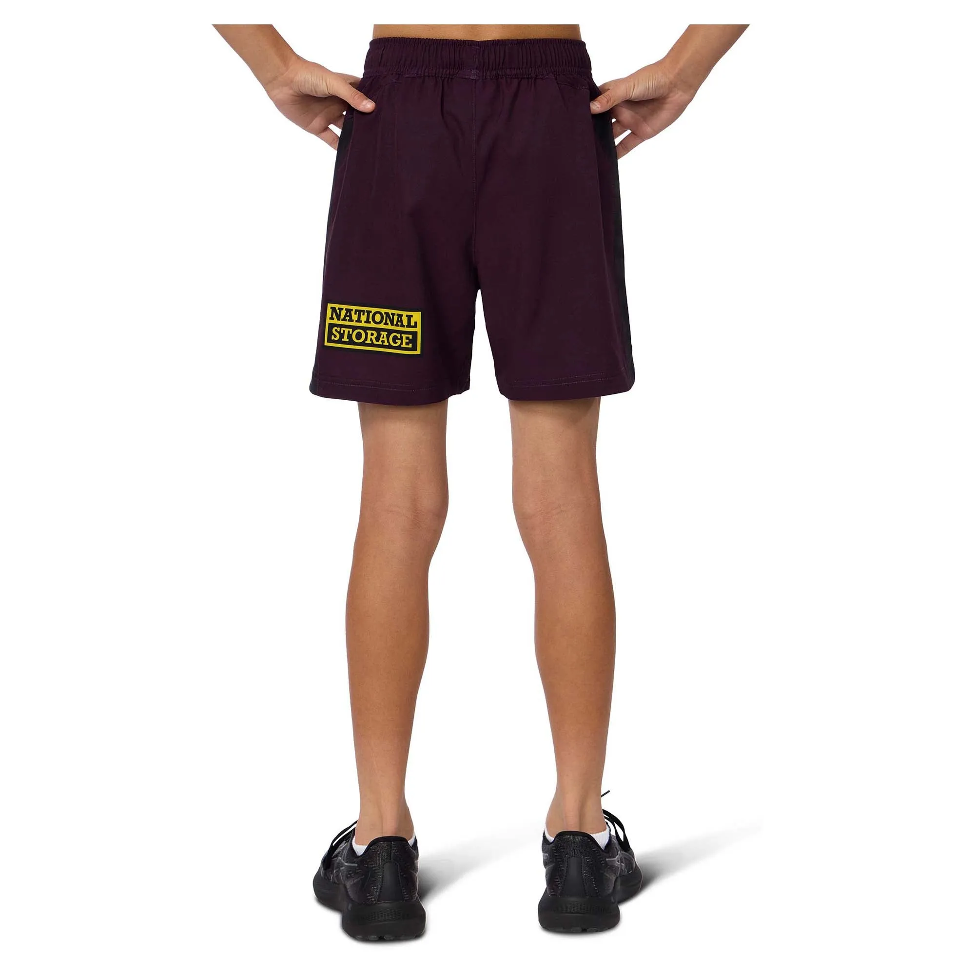 Short d'entraînement réplique Junior NRL Brisbane Broncos 2025 Y