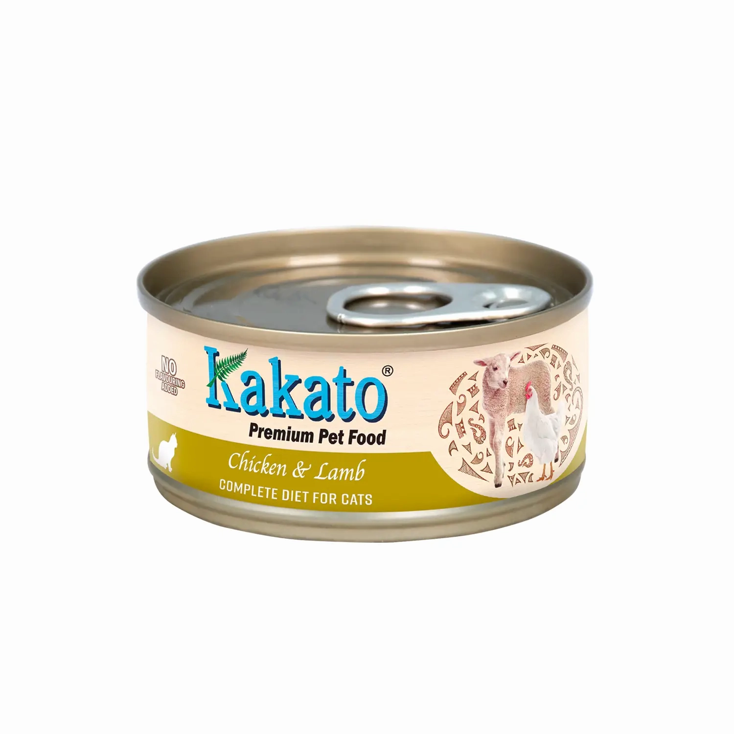 Kakato - Complete Diet Tinned Food for Cats - Chicken & Lamb 70g