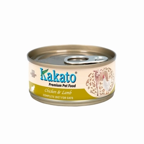 Kakato - Complete Diet Tinned Food for Cats - Chicken & Lamb 70g