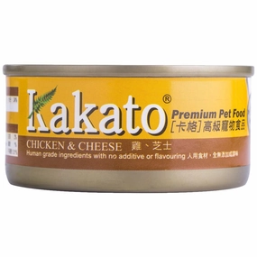 Kakato Chicken & Cheese Grain-Free Canned Cat & Dog Food