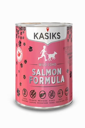 Kasiks Wild-Caught Coho Salmon Wet Dog Food