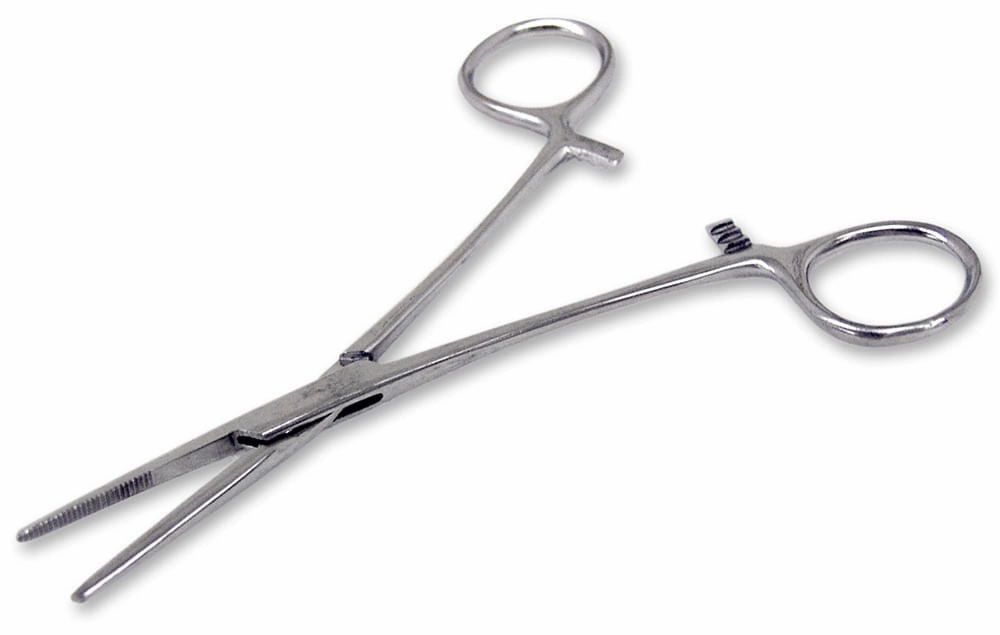 Kelly Forceps, Straight, 5 1/2"