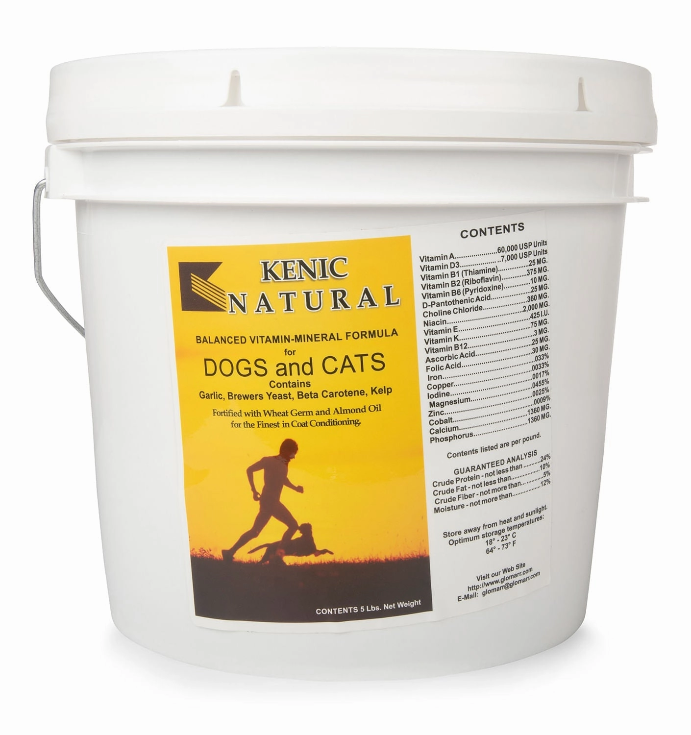 Kenic Natural Vitamin-Mineral Coat Conditioning Supplement for Dogs & Cats