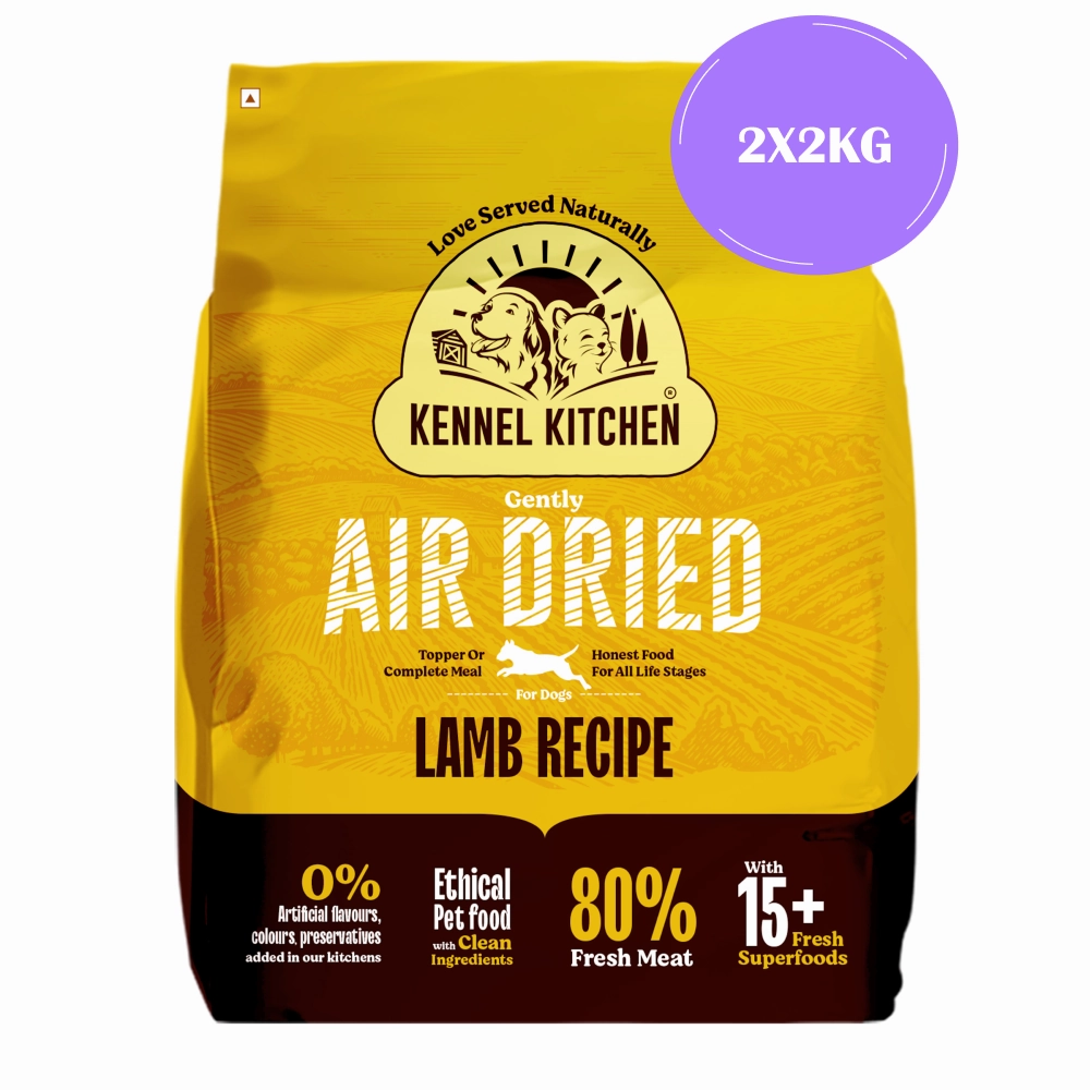 Kennel Kitchen Air Dried Lamb Recipe Puppy & Adult Dog Dry Food (All Life Stage)