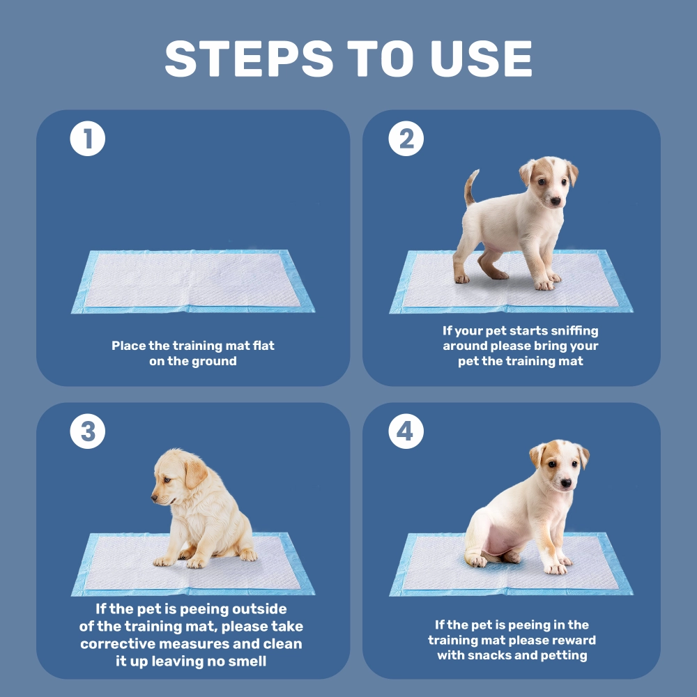 Kibbo Ultra Absorbent Leak Proof Training Pads for Dogs & Cats (45x60cm)