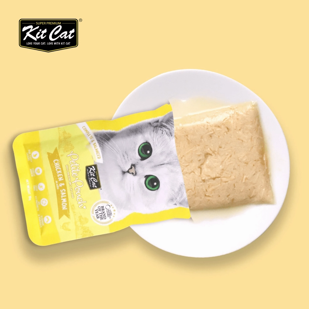 Kit Cat Chicken and Tuna, Salmon Cat Wet Food Combo