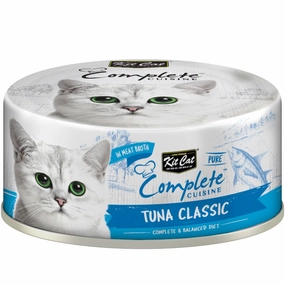 Kit Cat Complete Cuisine Pure Tuna Classic Grain-Free Canned Cat Food 70g