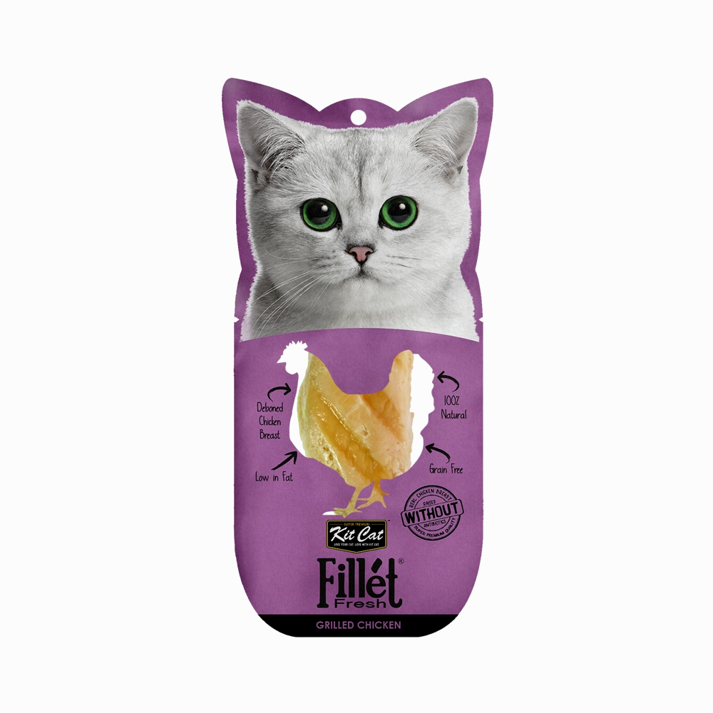 KitCat Fillet Fresh Grilled Chicken 30g