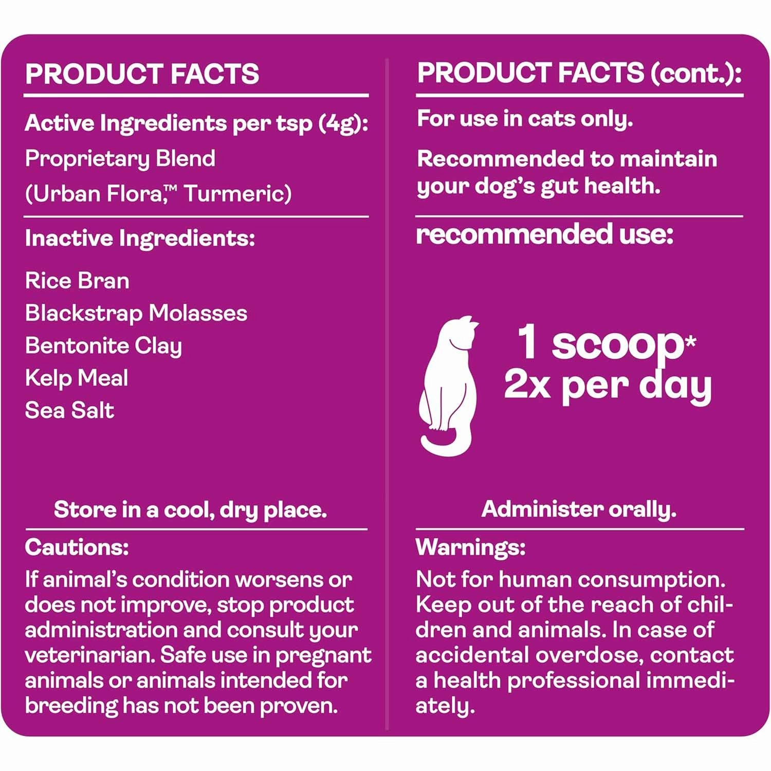 Kitty Gut 3-in-1 Pre   Pro   Postbiotic Supplement for Cats