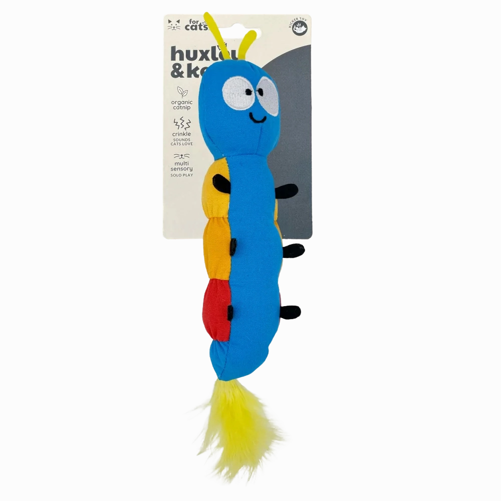 Kittybelles Kicker Cat Toy Catepillar 12"