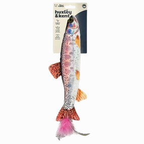 Kittybelles Kicker Cat Toy Rainbow Trout 8"