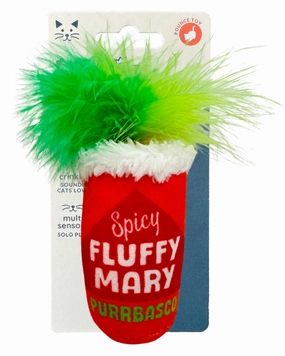 Kittybelles Plush Cat Toy Fluffy Mary 6"