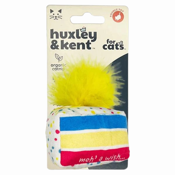 Kittybelles Plush Cat Toy Meh' A Wish Cake 4"