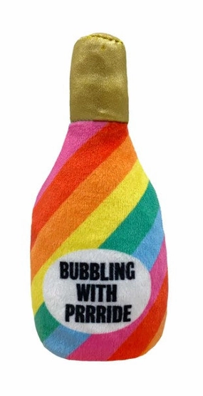 Kittybelles Plush Cat Toy Prrride Champagne 4.5"