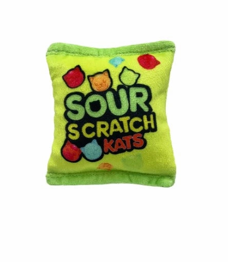 Kittybelles Plush Cat Toy Sour Scratch Kats 3"