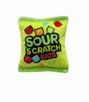 Kittybelles Plush Cat Toy Sour Scratch Kats 3"