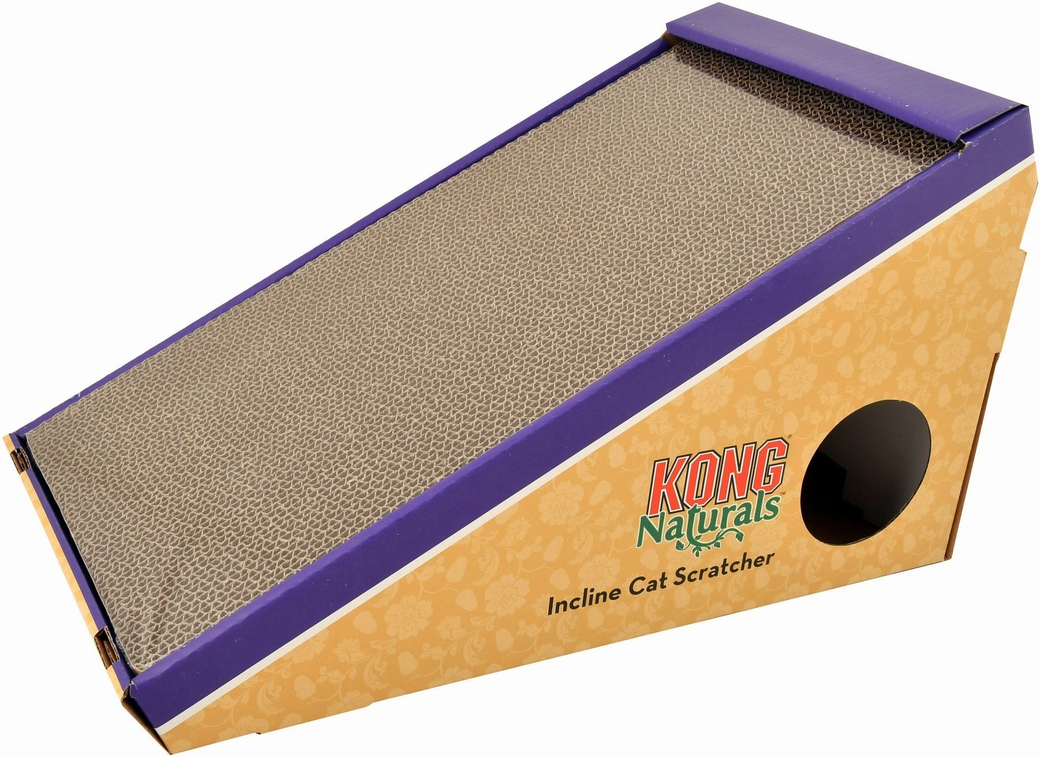 KONG Naturals Incline Scratcher with Toy