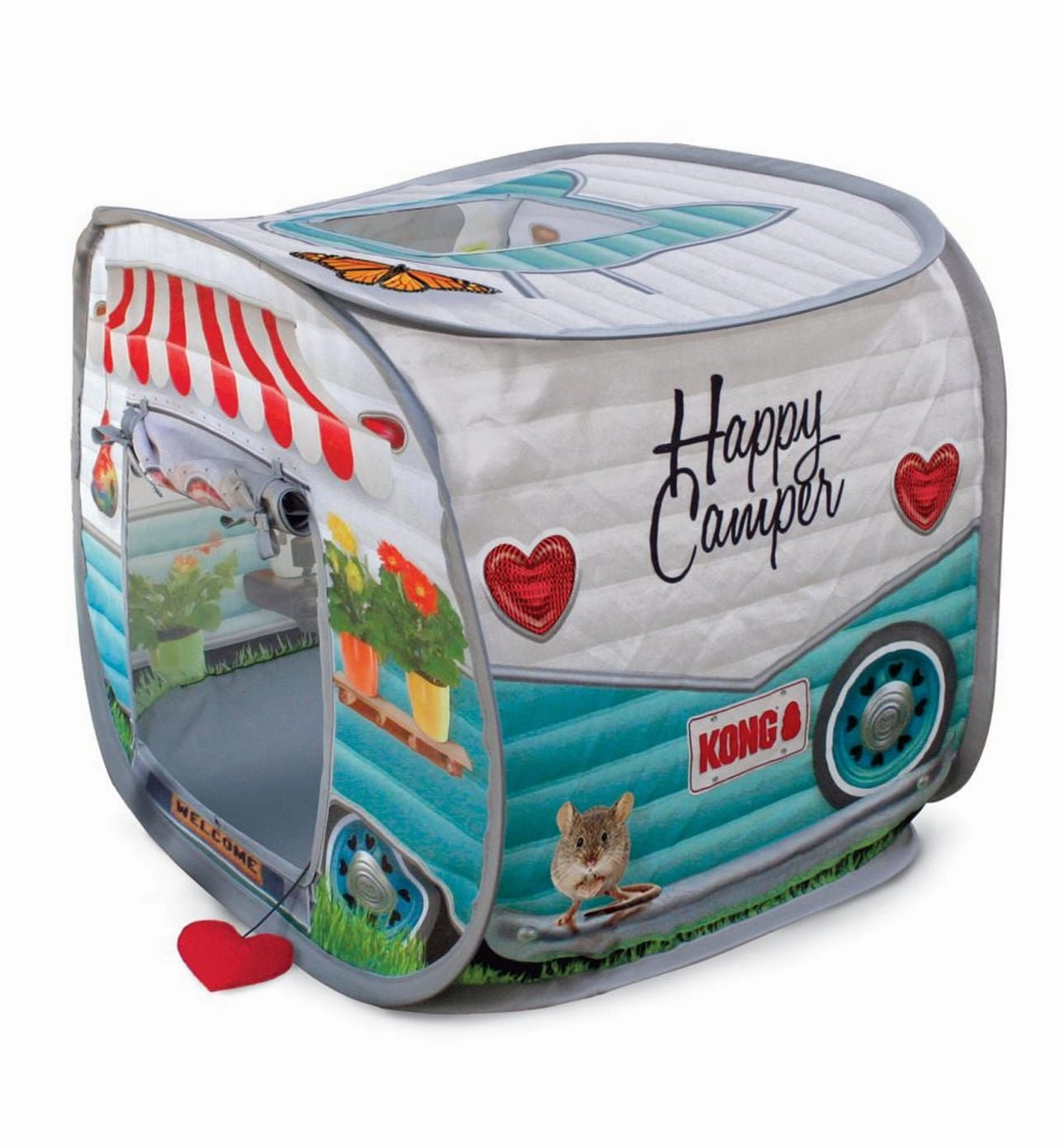 KONG PlaySpaces Pop-Up Camper Toy for Cats