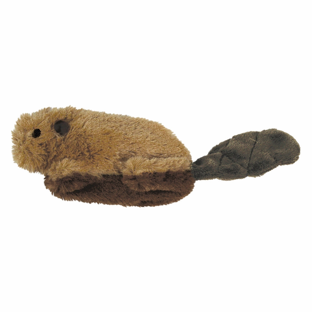 KONG Refillables Catnip Beaver Plush Cat Toy