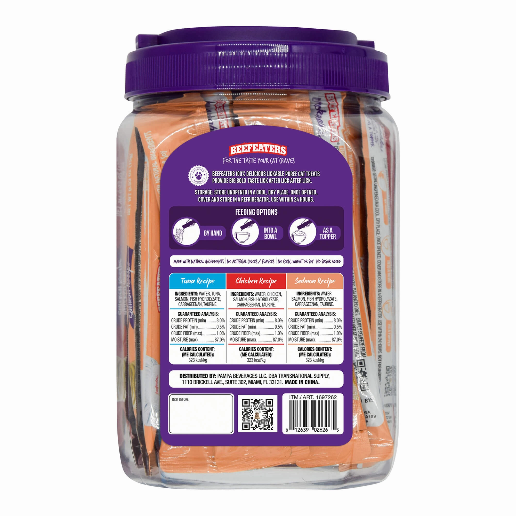 Lickables Puree Cat Treat Variety Pack, 48 ct Tub