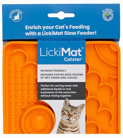 LickiMat Catster Lickmat - Orange