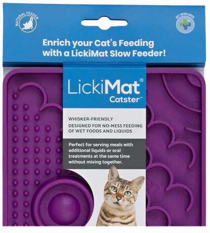 LickiMat Catster Lickmat - Purple