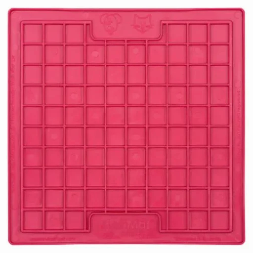 LickiMat Classic Playdate Slow Feeder for Cats and Dogs (Pink)