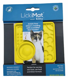 LickiMat Kitty (Mini Catster) - Yellow