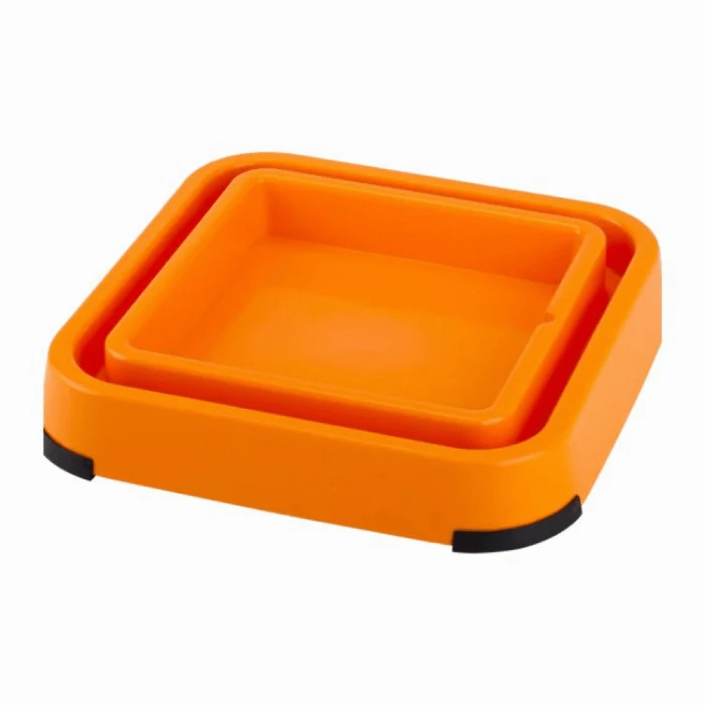 LickiMat Outdoor Keeper Slow Feeder for Dogs (Orange)