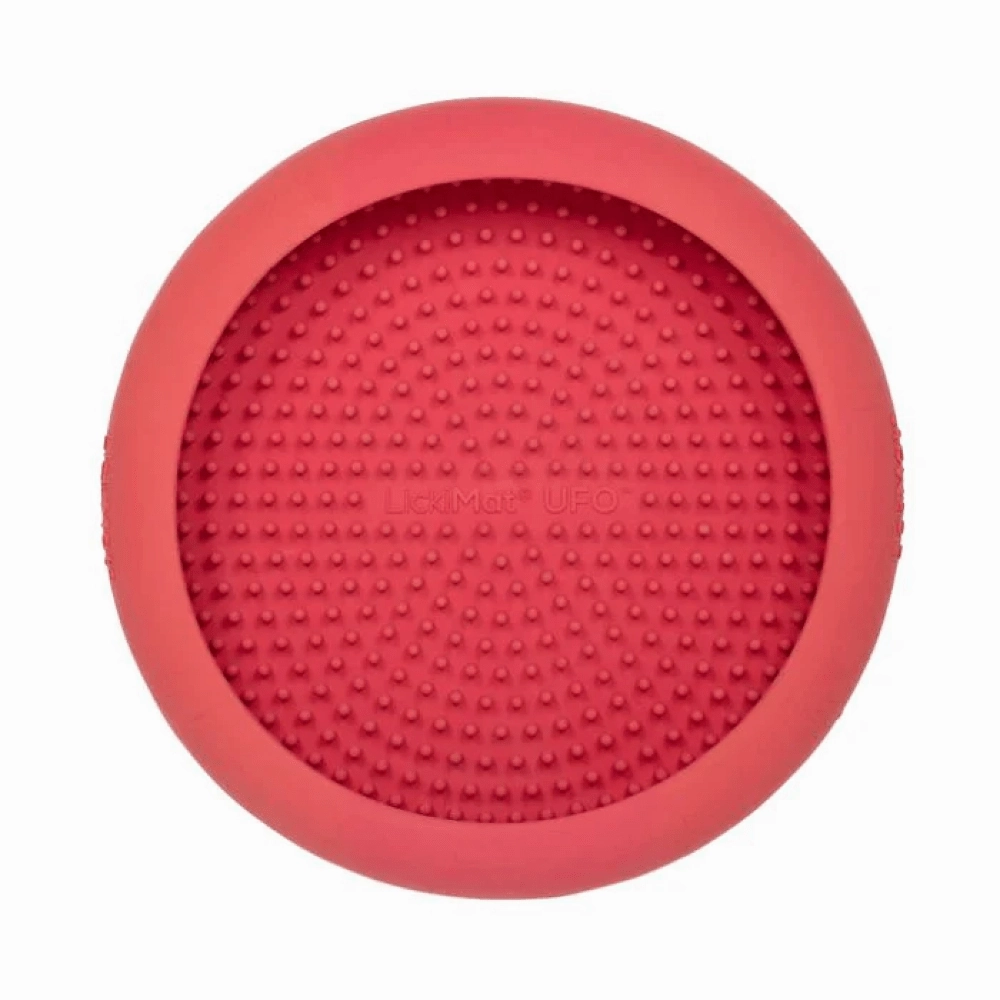 LickiMat UFO Slow Feeder for Dogs (Pink)