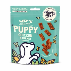 Lily's Kitchen - Chicken & Turkey Nibbles Puppy Treats 70g