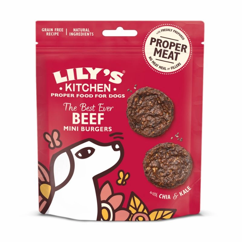 Lily's Kitchen - The Best Ever Beef Mini Burgers 70g