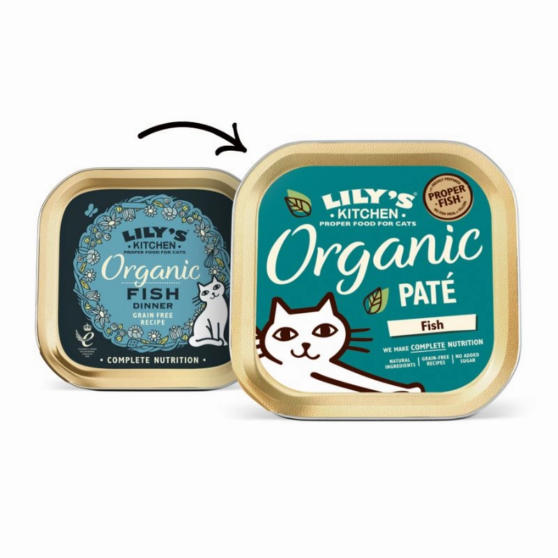 Lily's Kitchen - Wet Food For Cats - Organic Fish Pat 85g