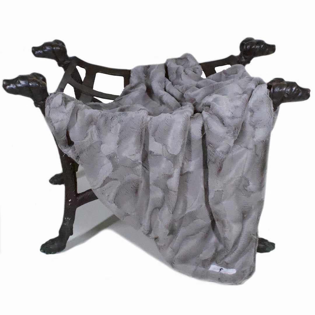 Luxe Dog Blanket Taupe
