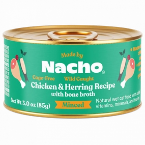Made By Nacho Cage-Free Chicken & Wild Caught Herring Minced Recipe With Bone Broth