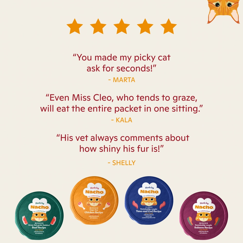 Made By Nacho Minced Cage-Free Chicken Recipe Cat Food With Bone Broth & Prebiotics