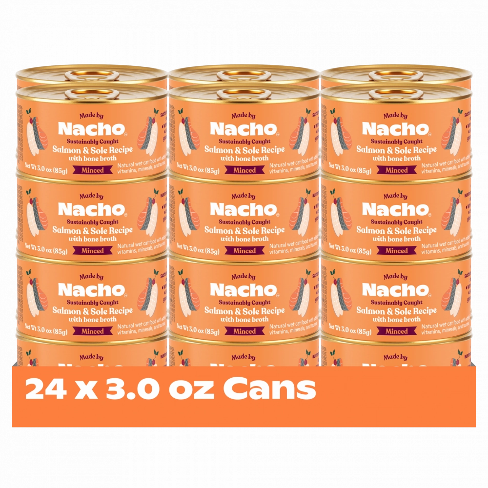 Made By Nacho Sustainably Caught Minced Salmon & Sole Recipe With Bone Broth
