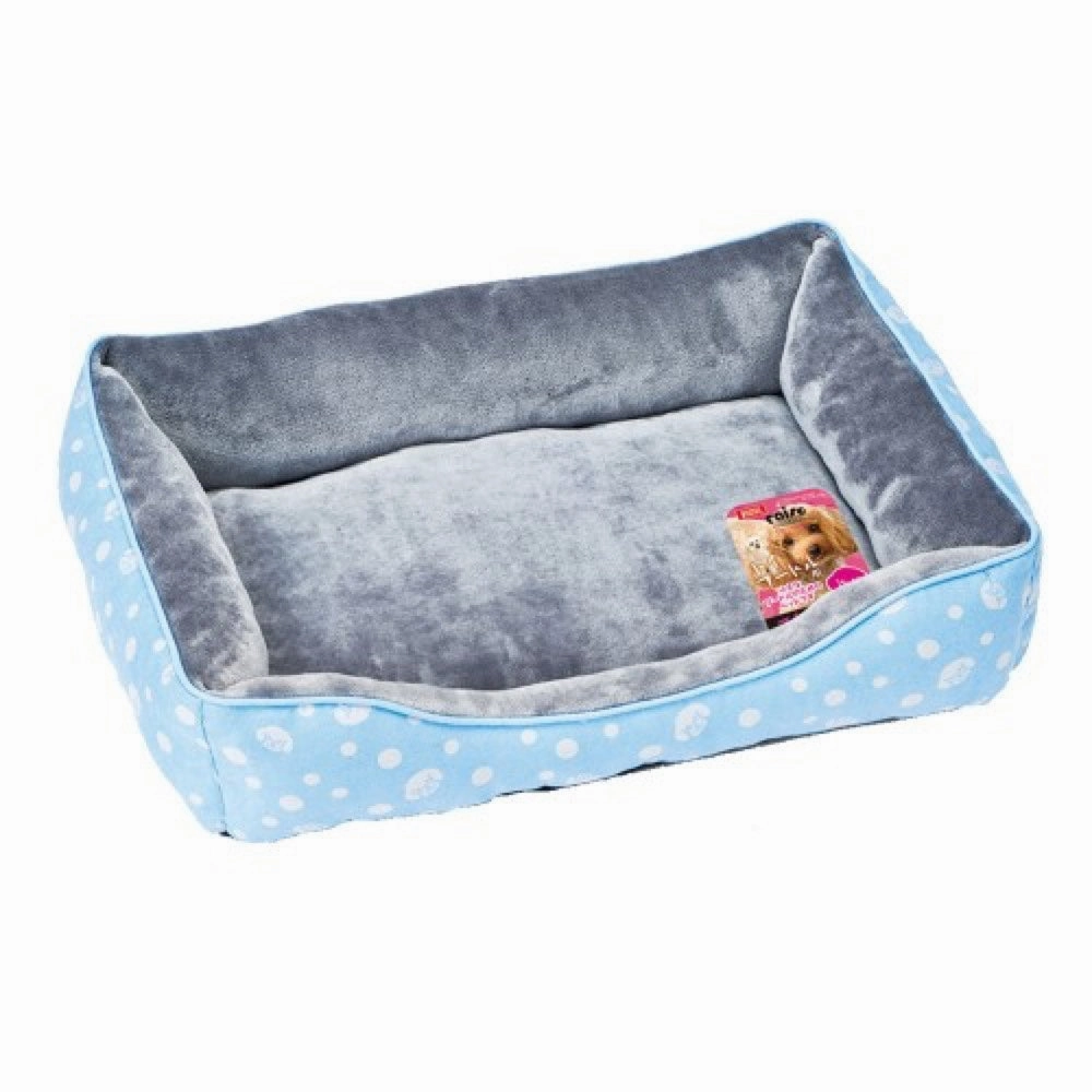 Marukan Blue Rectangular Dog Bed (Small)