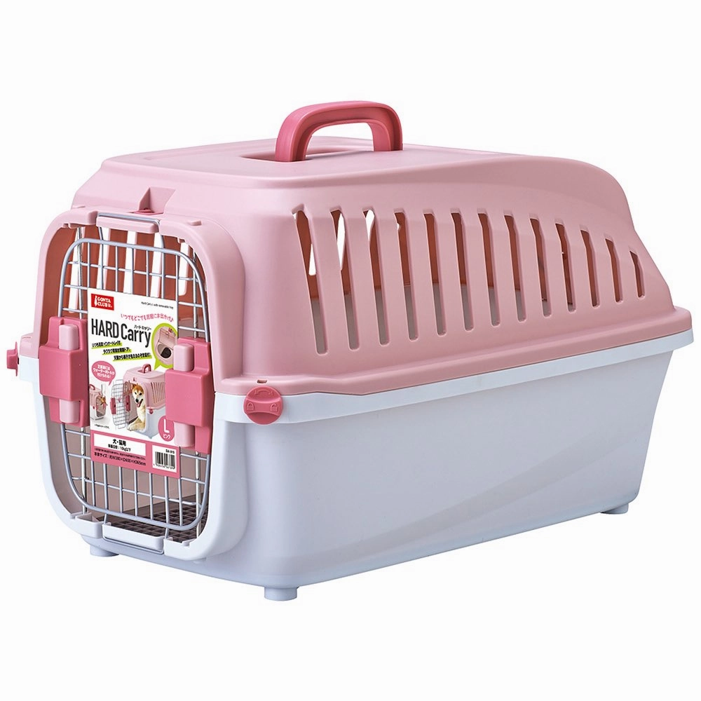 Marukan Hard Carrier For Cats & Dogs (Pink)