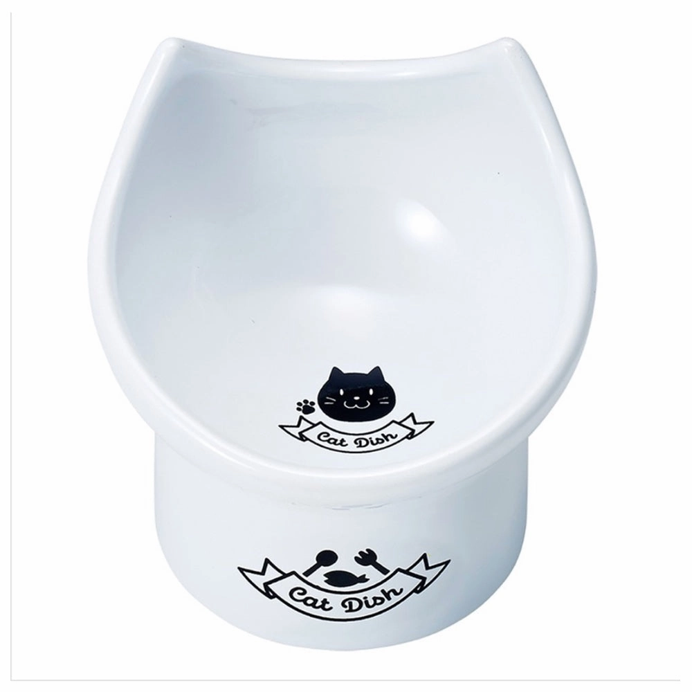 Marukan Tall Ceramic Food Dish Cat Tray (Size 11)
