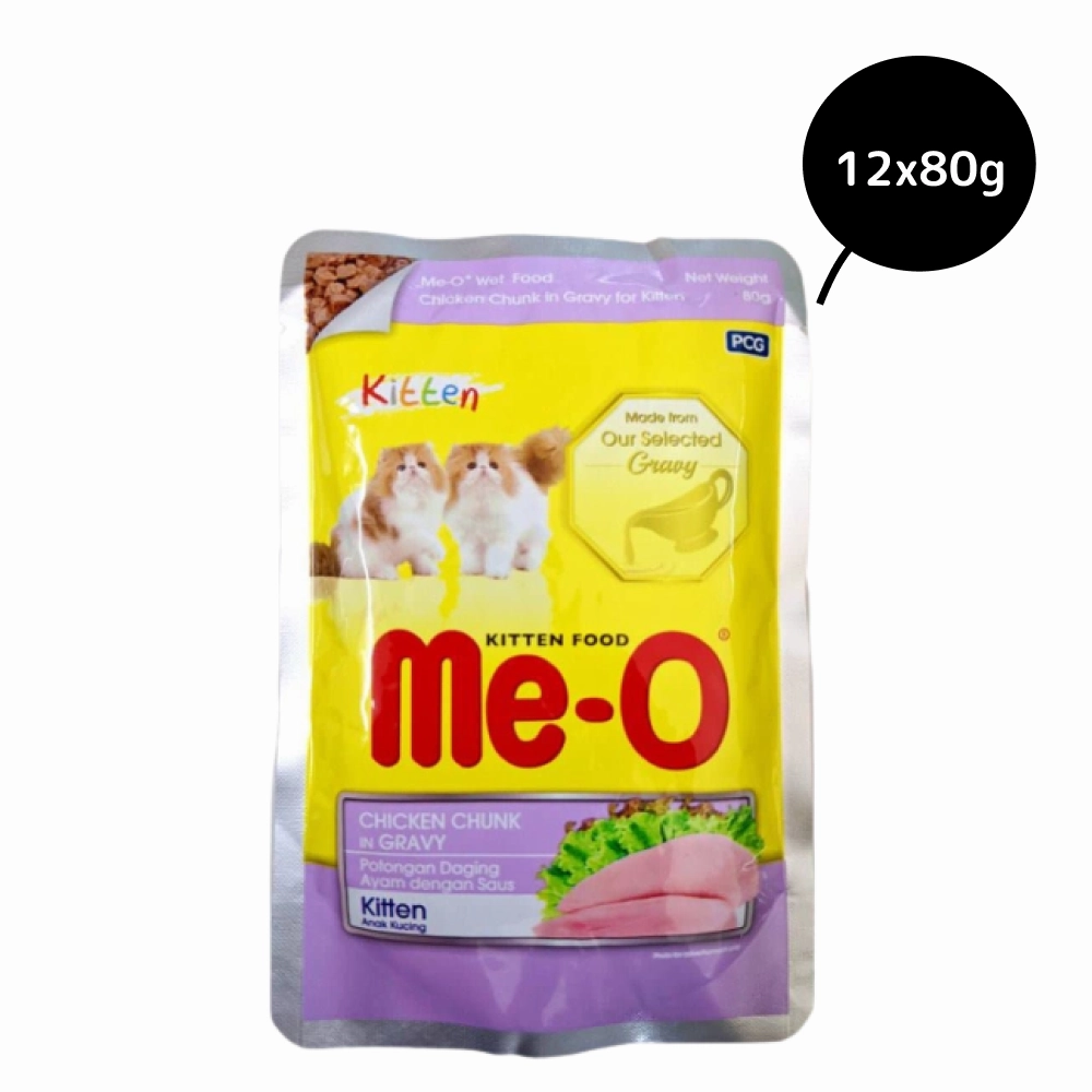 Me O Chicken Chunks in Gravy kitten Wet Food