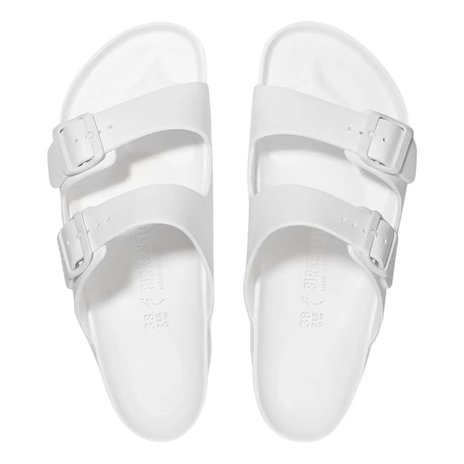 Sandale Arizona pour homme en blanc