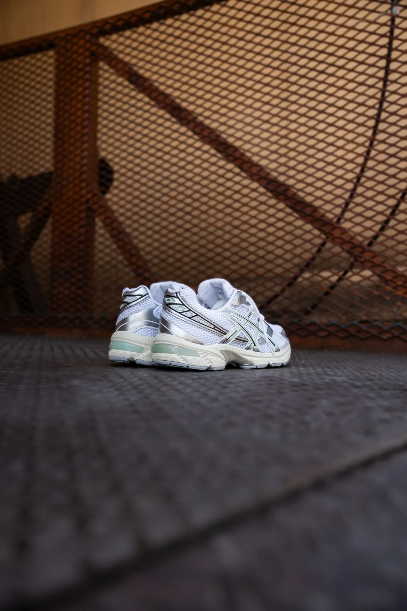 Asics Gel-1130 pour Homme (Blanc/Teinte menthe)
