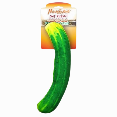 Meowijuana Get Kickin Spicy Pickle Kicker Cat Toy