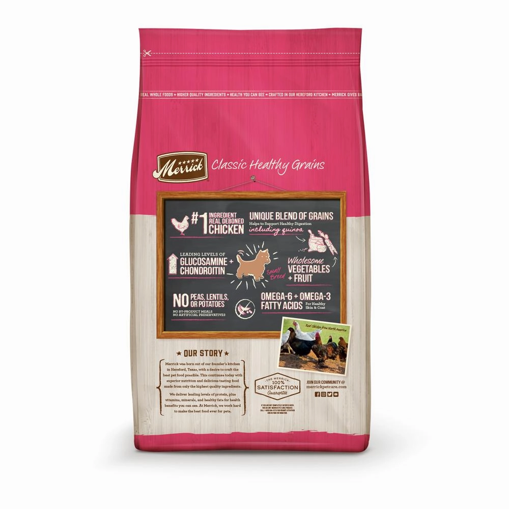 Merrick Classic Healthy Grains Small Breed Recipe Dry Dog Food