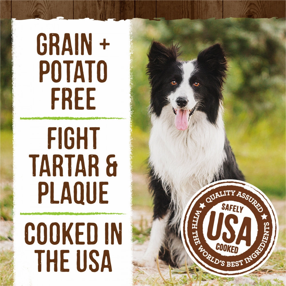 Merrick Fresh Kisses Grain Free Coconut Oil and Botanicals Medium Dental Dog Treats