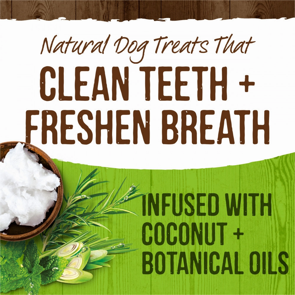 Merrick Fresh Kisses Grain Free Coconut Oil and Botanicals Medium Dental Dog Treats